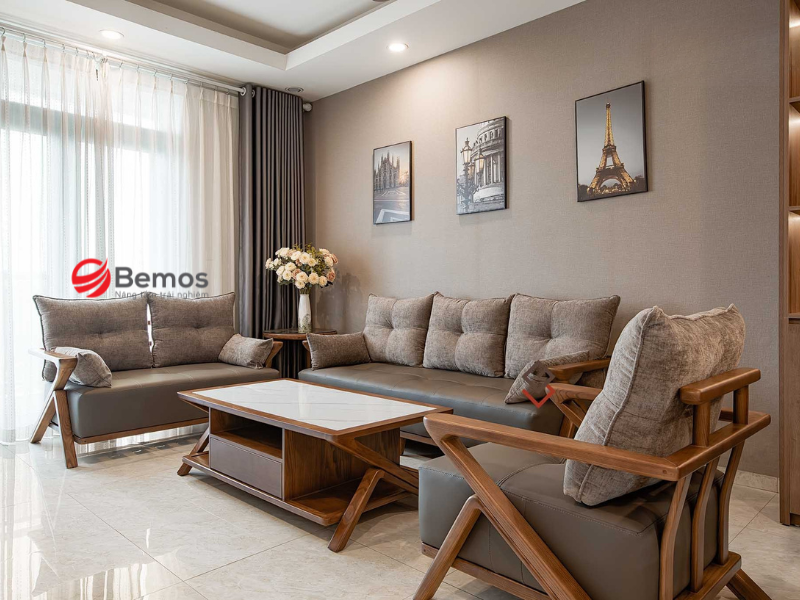 Sofa gỗ tự nhiên