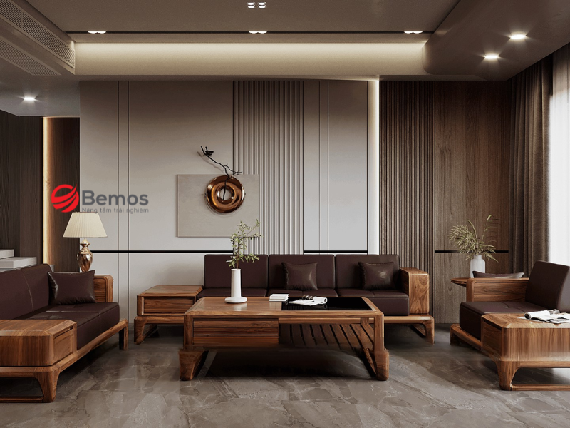 4 Loại Sofa Gỗ Tự Nhiên Phổ Biến Và Cách Chọn Đúng Cho Phòng Khách