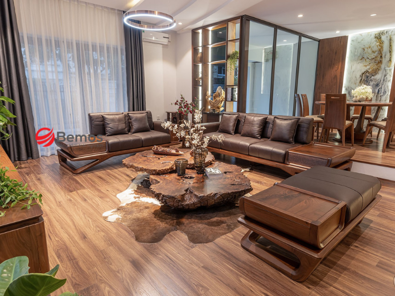 Xu hướng sử dụng sofa gỗ cho mùa hè mát mẻ năm 2026