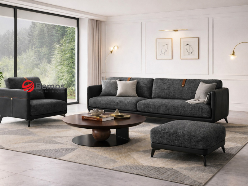 Sofa Nỉ Nhung Đẹp Hiện Đại 2026: Chọn Đúng Chất, Đúng Màu, Đúng Phòng