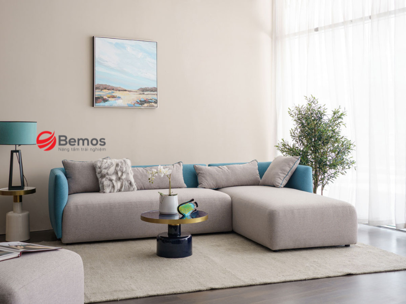 Các loại chất liệu phổ biến của sofa xám hiện đại
