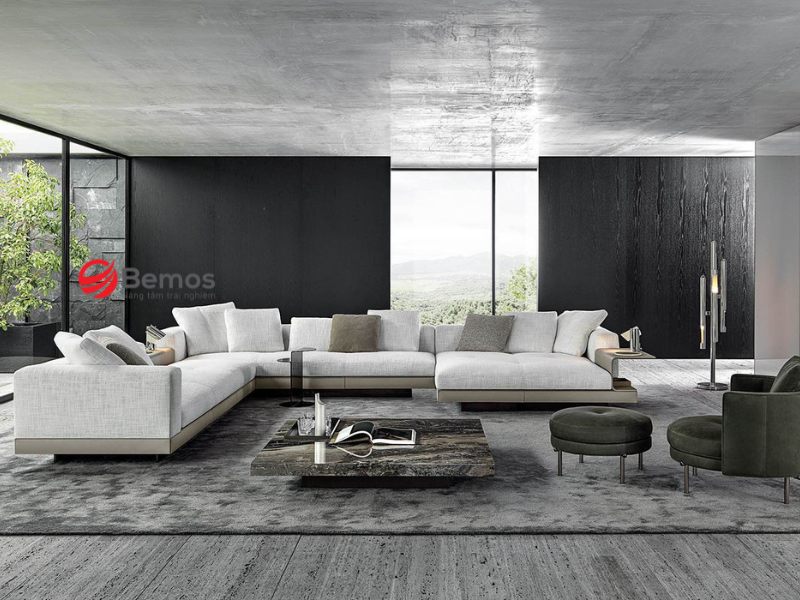 Sofa Xám Hiện Đại: Chọn Đúng Tông Màu Và Phối Nội Thất Không Bị Nhạt Tẻ