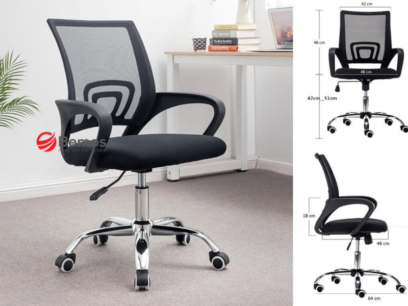 Tips sửa ghế xoay văn phòng bị tụt