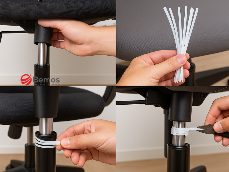 3 Cách Sửa Ghế Xoay Văn Phòng Bị Tụt Tiết Kiệm Chi Phí