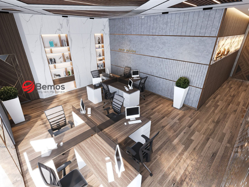 Thiết Kế Văn Phòng 30m2: Đủ Chỗ Cho 8 Người Làm Việc Hiệu Quả