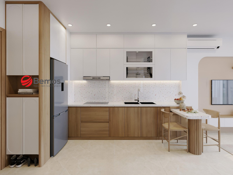 Yếu Tố Quyết Định Chất Lượng Tủ Bếp Chung Cư Giá Rẻ 