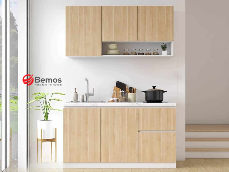 Cấu tạo bề mặt của tủ bếp giá rẻ