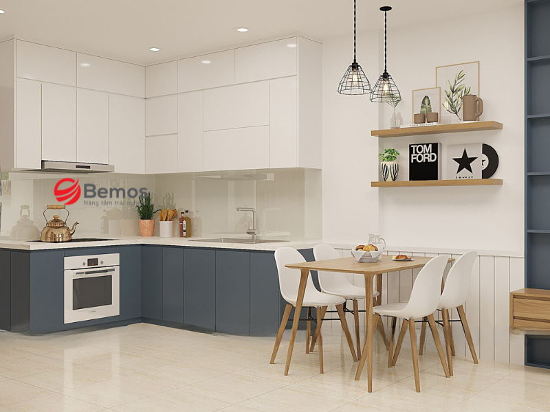 Tủ bếp gỗ đinh hương