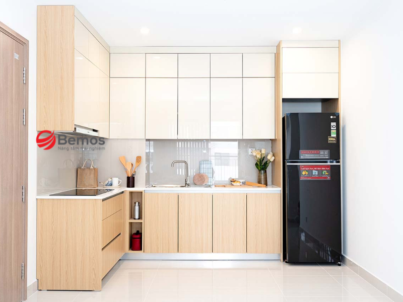 Tủ bếp gỗ ván ép