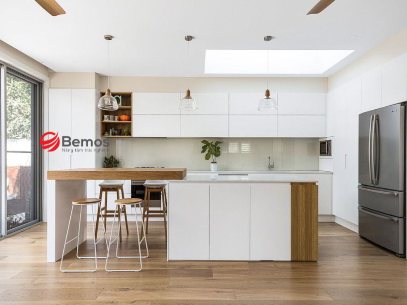 Kinh nghiệm chọn tủ bếp kết hợp bàn ăn chất lượng