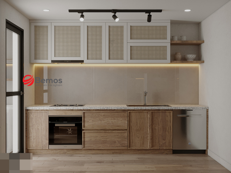 Tủ bếp kiểu Nhật - Đặc trưng thiết kế và ứng dụng cho căn hộ Việt Nam