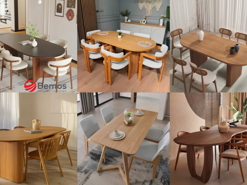 Tiêu chuẩn gia công bàn ăn gỗ sồi cho nhà hàng