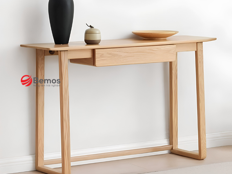 Bàn console gỗ sồi 
