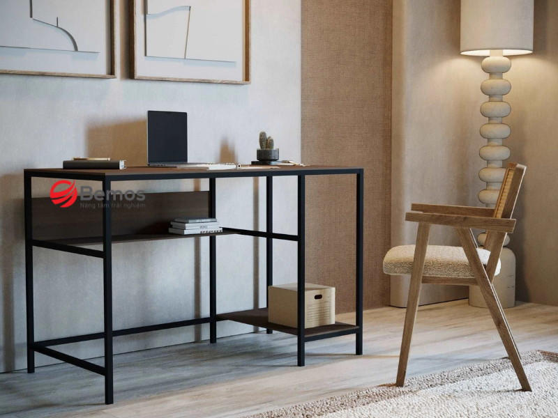 Bàn làm việc gỗ công nghiệp cho dự án văn phòng