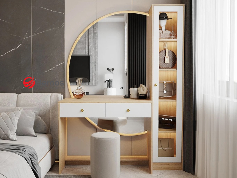 Các loại chấ liệu phổ biến dùng làm bàn trang điểm