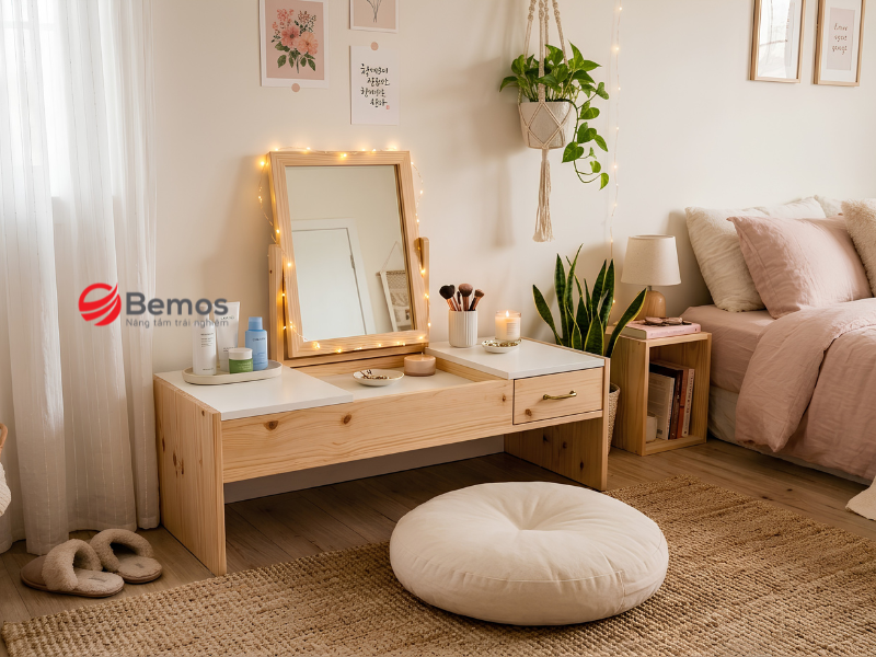 Bàn makeup ngồi bệt