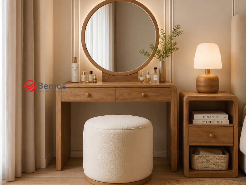 Các mẫu bàn phấn 60cm phổ biến 2026