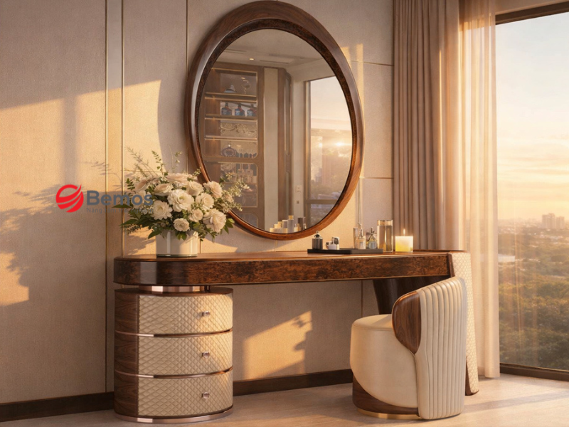 Bàn Phấn Gỗ Sồi: 5 Điều Quan Trọng Cần Biết Trước Khi Chọn Mua