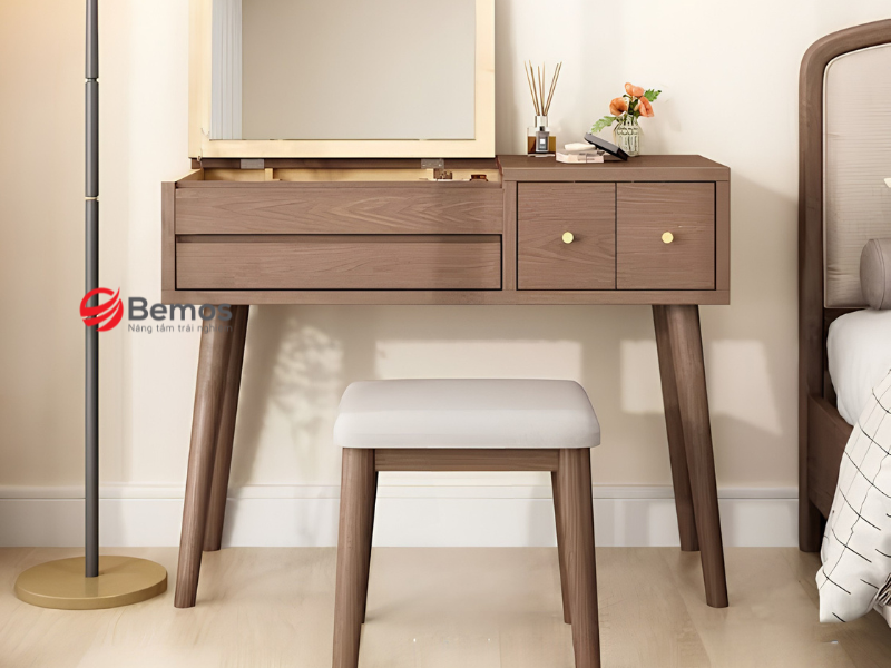 Bàn phấn gương gập