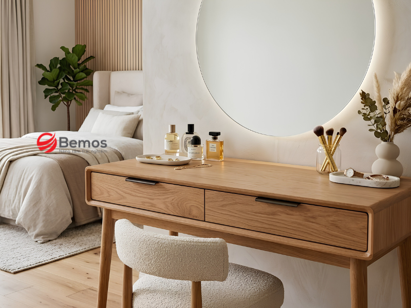 Bàn Trang Điểm Gỗ Sồi Số Lượng Lớn Cho Đại Lý Miền Bắc 