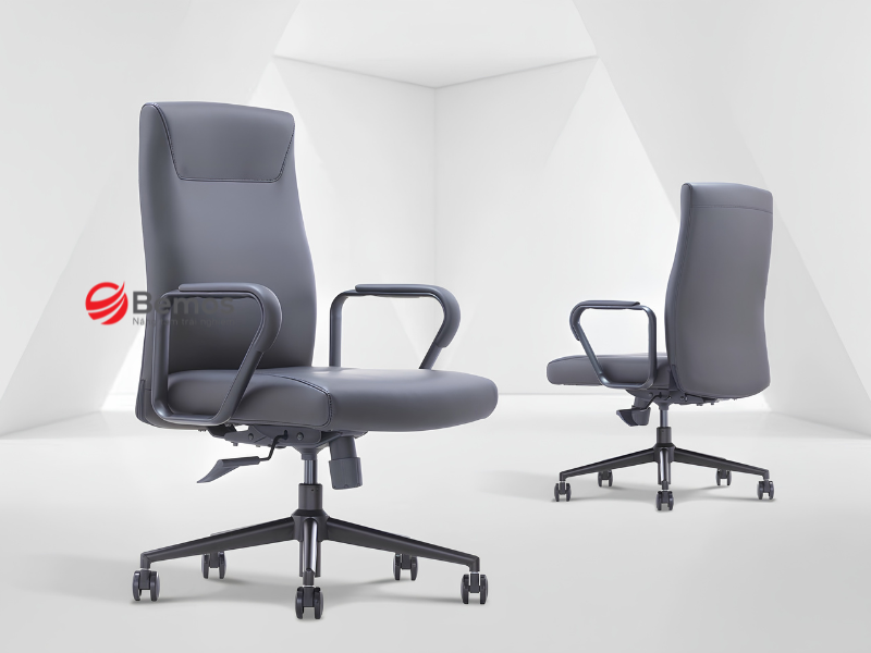 Ghế chân xoay lưng trung - Đặc điểm và cách chọn cho văn phòng hiện đại