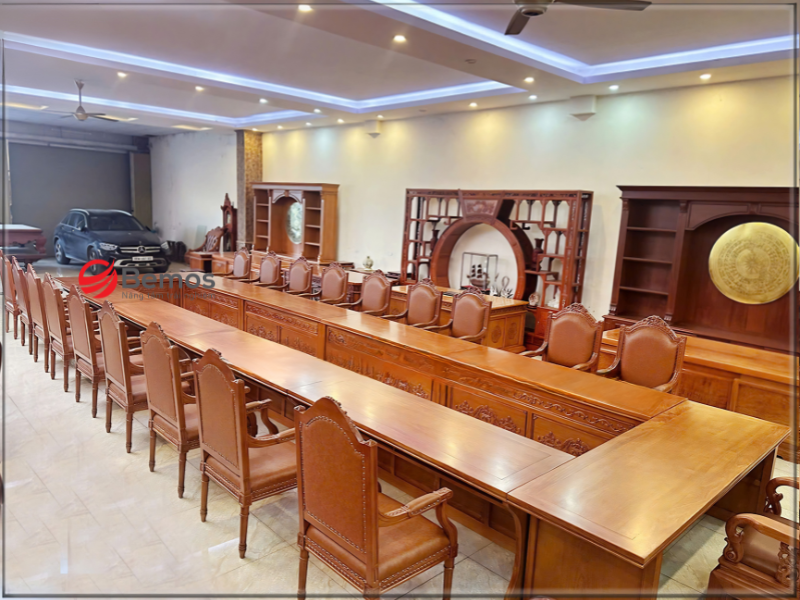 Ghế phòng họp gỗ sồi