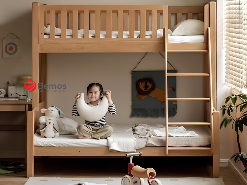 Vì sao giường tầng gỗ sồi bán tốt ở thị trường tỉnh