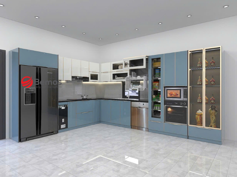 Gia công tủ bếp số lượng lớn