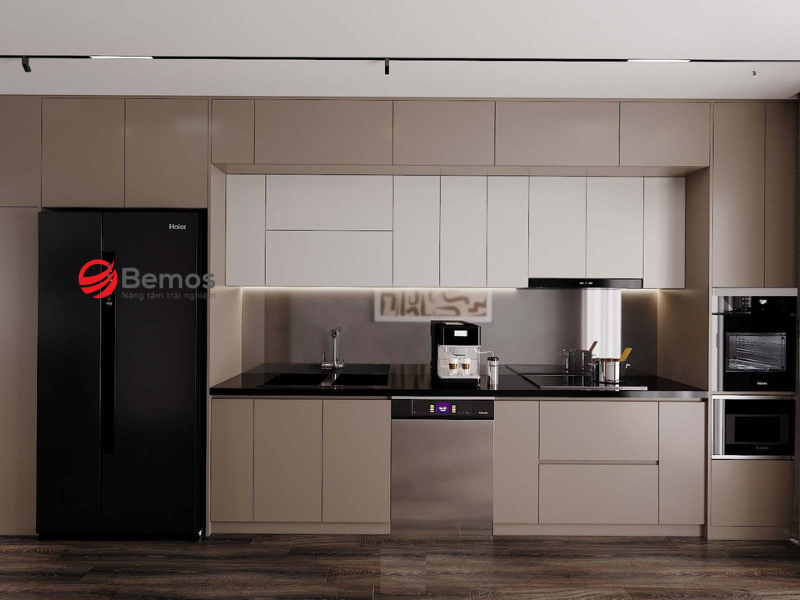 Gia công tủ bếp số lượng lớn - Đảm bảo đồng bộ và tiến độ 