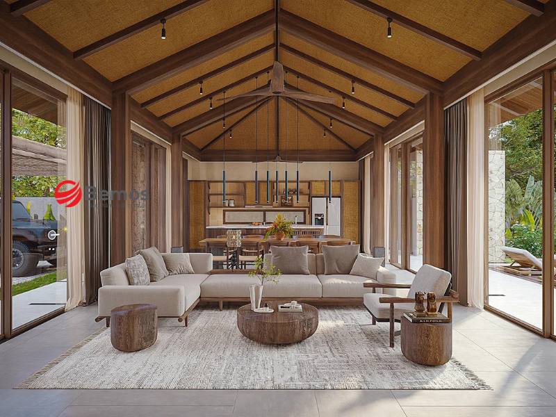 3 ràng buộc của nội thất villa nghỉ dưỡng mà bản vẽ hay bỏ qua