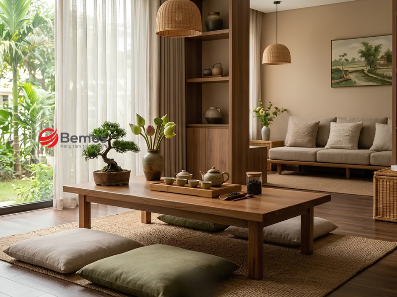 Sản xuất bàn trà gỗ tần bì số lượng lớn