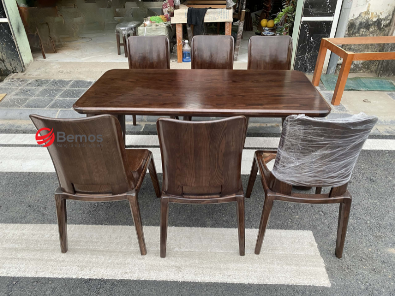 Sản xuất ghế ăn gỗ sồi