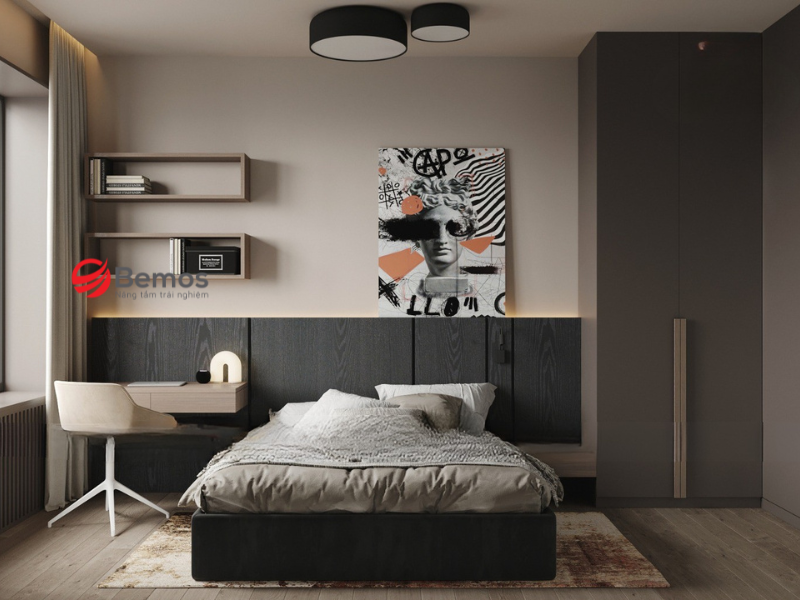 Thiết kế nội thất chung cư 1 phòng ngủ