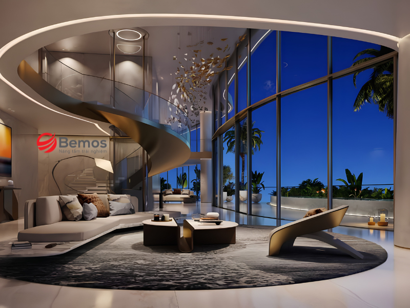 Thiết kế nội thất penthouse - Gia công theo bản vẽ đặt riêng 