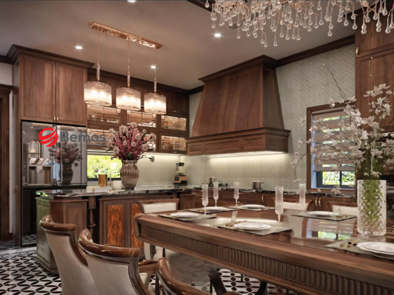 Bếp pantry trong phòng lưu trú gánh cùng lúc ba vai