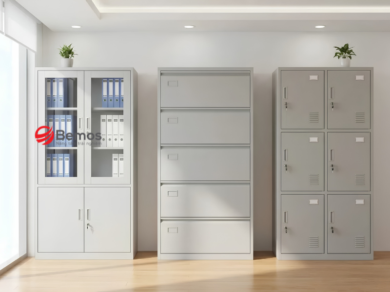 5+ mẫu tủ sắt đựng tài liệu 8 cánh được doanh nghiệp ưa chuộng 2026