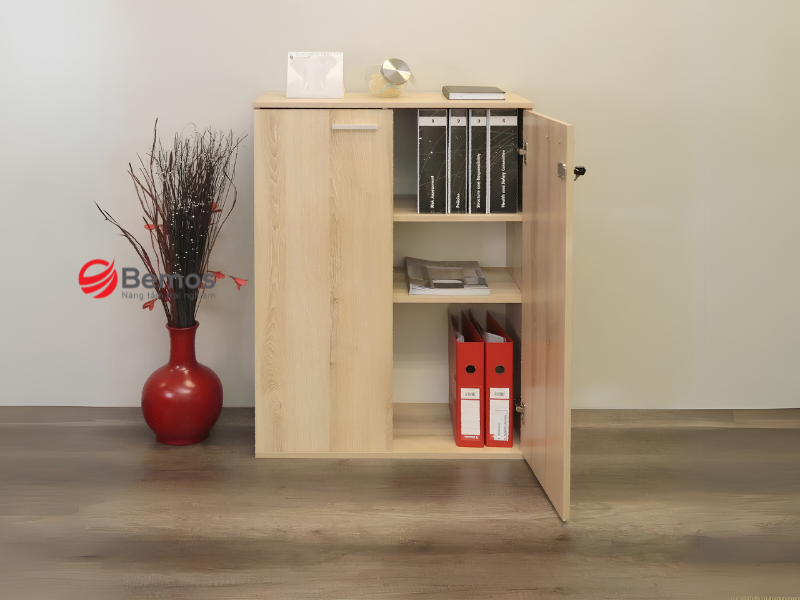 Tủ tài liệu gỗ sồi