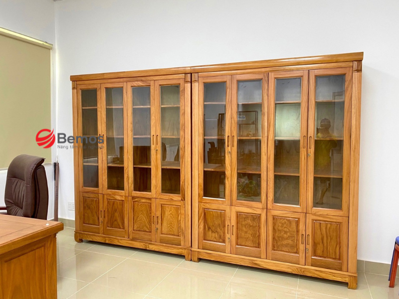 Tủ tài liệu 4 ngăn gỗ sồi