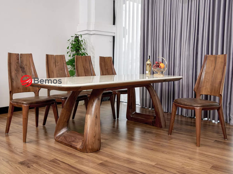 Phong Thủy Bàn Ăn Mặt Đá 4 Ghế - Hút Tài Lộc Thịnh Vượng Cho Gia Đình 2026