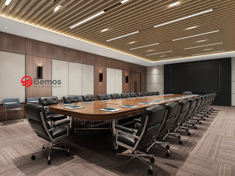 Bàn họp lớn cao cấp đẹp hiện đại cho doanh nghiệp 2026