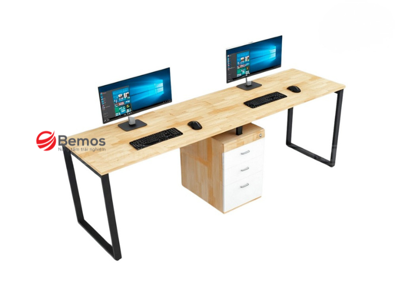 Bàn làm việc gỗ cao su