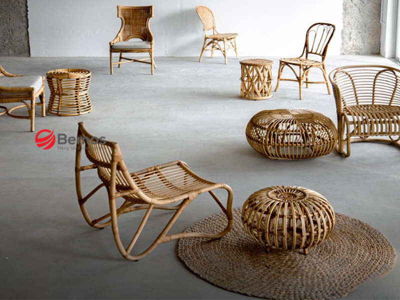 Ghế Gỗ Thông Kết Hợp Mây Tre - Xu Hướng Việt Hóa Bền Vững 2026