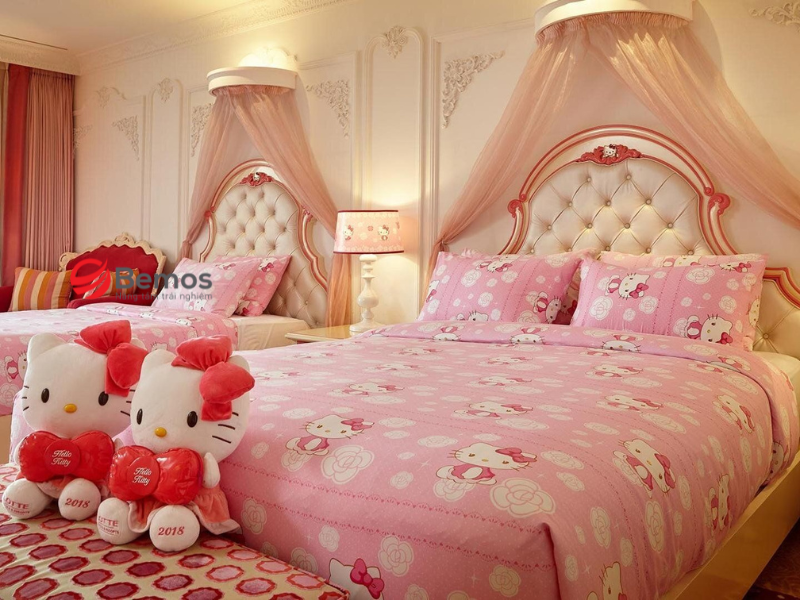 35+ Mẫu giường Hello Kitty đẹp, dễ thương cho bé gái 2026
