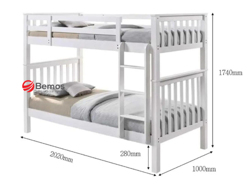 Kích thước giường tầng ký túc xá