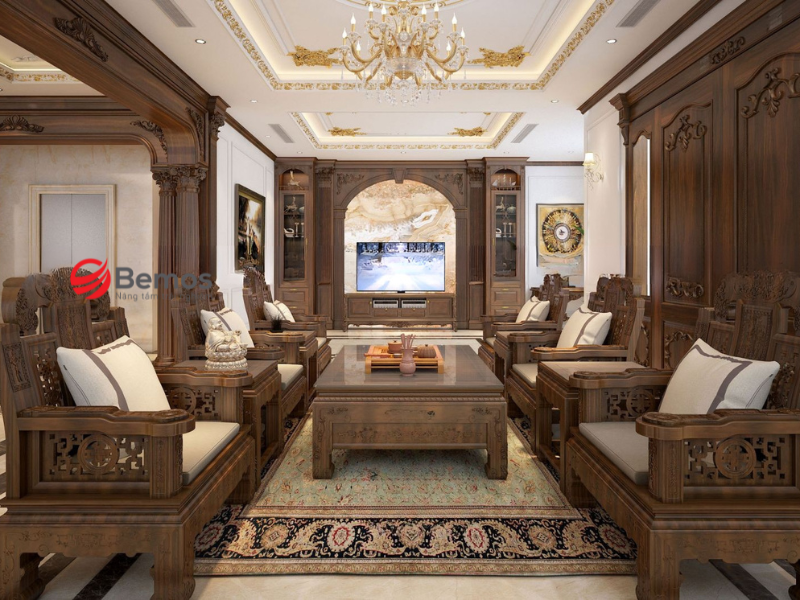 Sofa Nguyên Khối Gỗ -Bí Quyết Chuẩn Phong Thủy Thu Hút Tài Lộc 2026