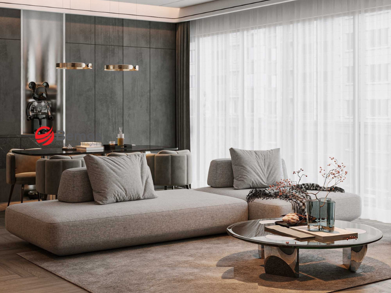 sofa nỉ giá rẻ tại Hà Nội đáp ứng đủ tiêu chí về độ bền và thẩm mỹ
