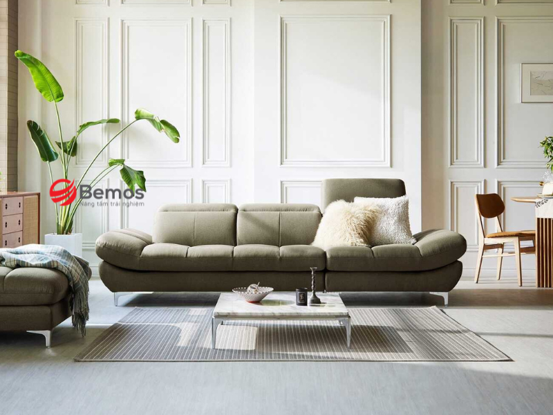 Xu hướng sofa nỉ phòng khách hiện đại