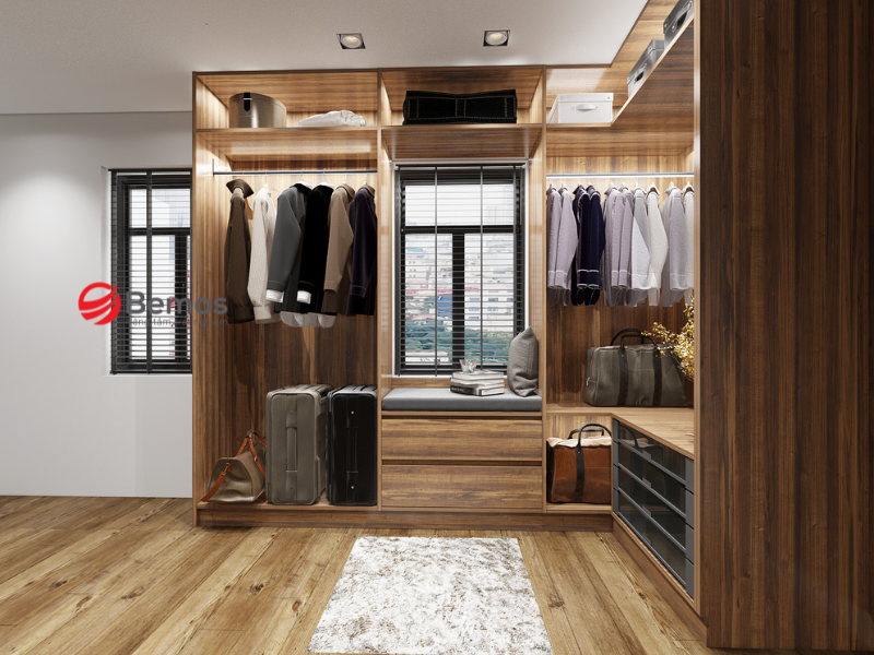 Xu hướng thiết kế tủ quần áo không cánh đẹp sành điệu